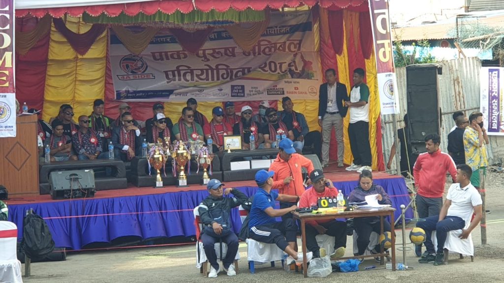 पार्क पुरुष भलिबलको  प्रतियोगिता २०८१  सुरु
