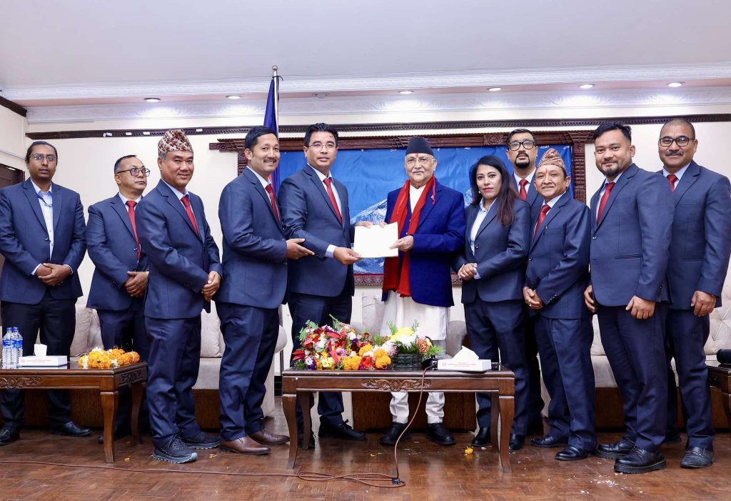 राष्ट्रिय फोटोपत्रकार समूह नेपालले बुझायो प्रधानमन्त्रीलाई ध्यानाकर्षणपत्र