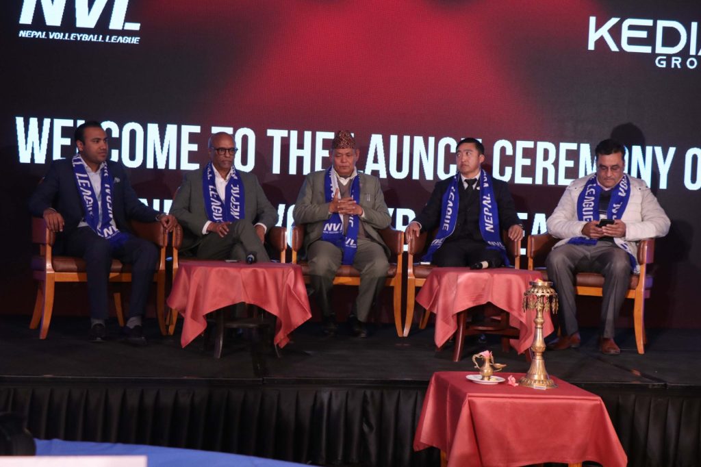 नेपाल भलिवल लिगको लोगो र स्लोगन सार्वजनिक गरेकाे छ