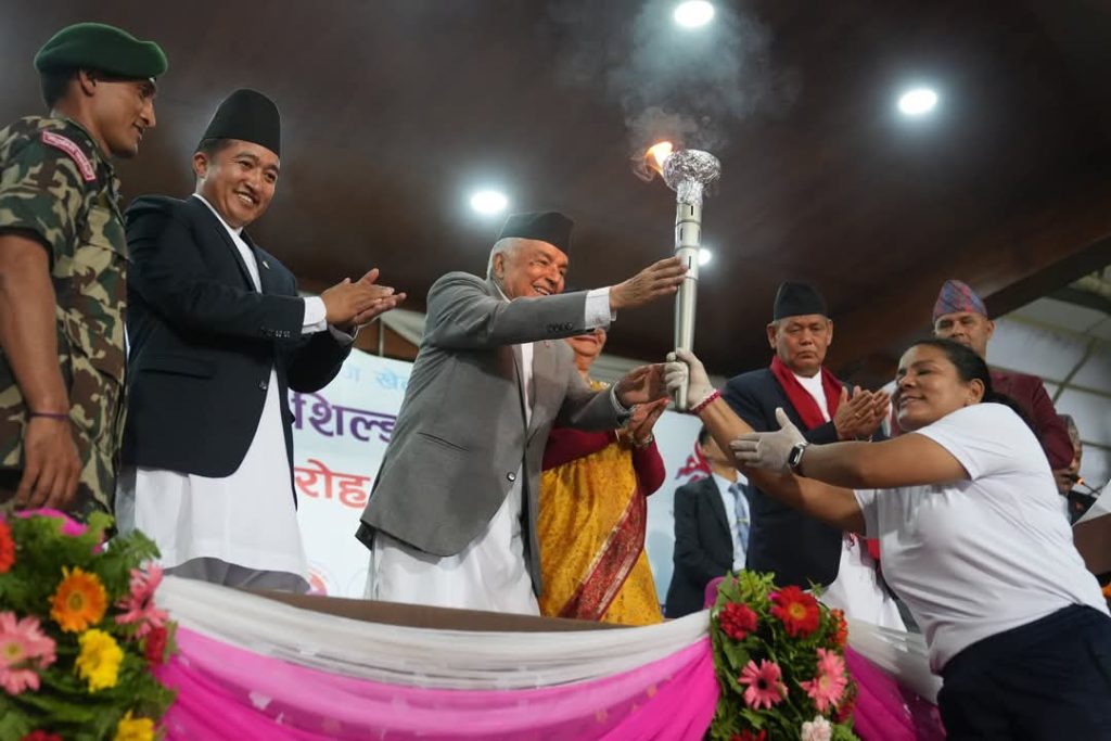 १५ औं केन्द्रीय राष्ट्रपति रनिङ सिल्ड खेलकुद प्रतियोगिताको भव्य उद्घाटन