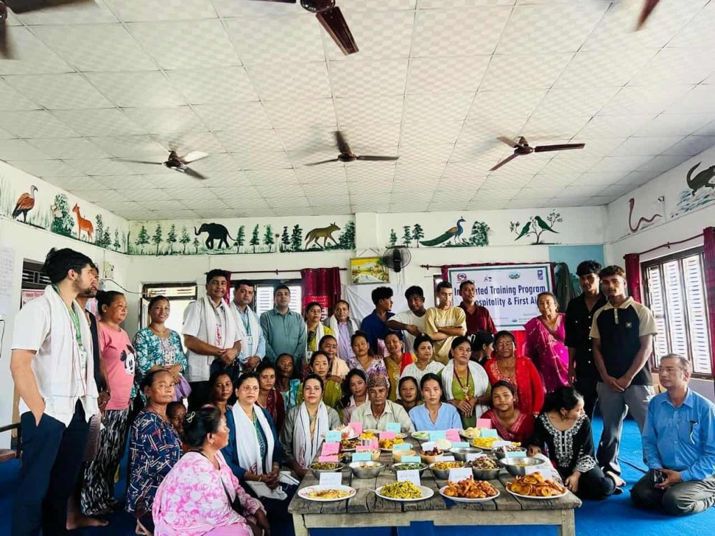 होमस्टे प्रवर्द्धनका लागि एकीकृत अतिथ्य सत्कार तथा प्राथमिक उपचार तालिम सम्पन्न