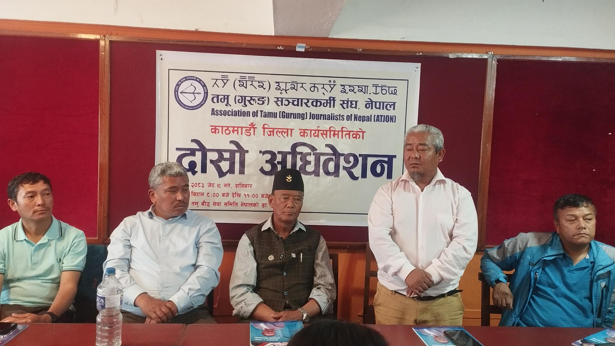 तमू सञ्चारकर्मी संघ काठमाडौको अध्यक्षमा नबिनबाबु गुरुङ चयन