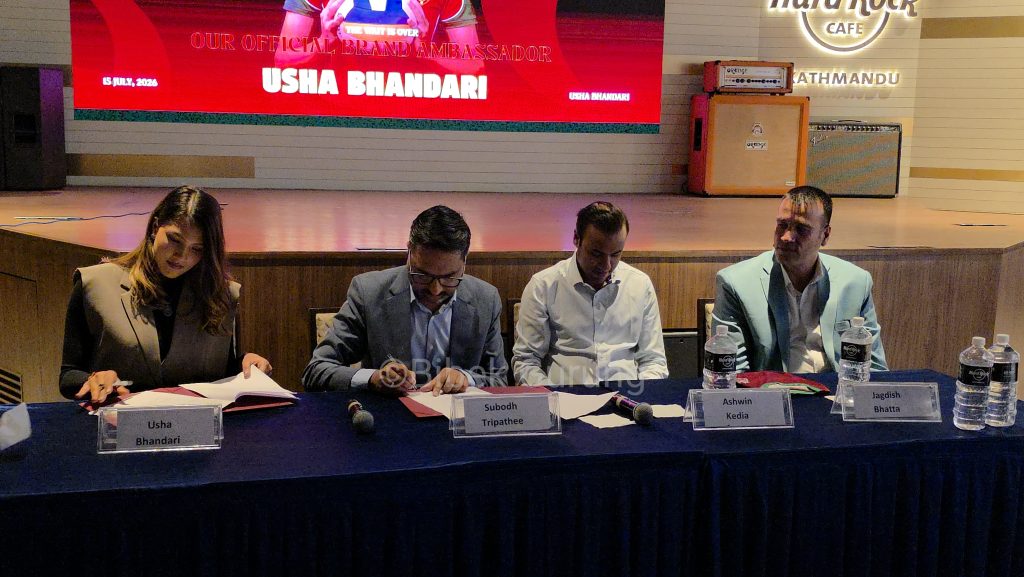 अन्नपूर्ण स्पाइकर किंग्सको ब्रान्ड एम्बासडरमा उषा भण्डारी नियुक्त